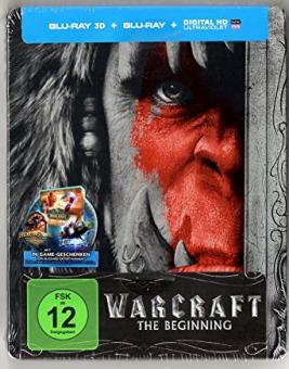 Warcraft: The Beginning (Limited Steelbook, 3D Blu-ray+Blu-ray+Digital Copy, Cover B) (2016) [Blu-ray] 