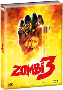 Zombie 3 (Limited Wattiertes Mediabook, Blu-ray+DVD) (1988) [FSK 18] [Blu-ray] 