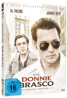 Donnie Brasco (3 Disc Limited Mediabook, Blu-ray+DVD, Cover B) (1997) [Blu-ray] 