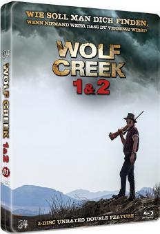 Wolf Creek 1&2 (2 Disc, Metalpak) [FSK 18] [Blu-ray] 