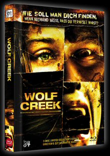 Wolf Creek (3 Disc Limited Mediabook, 2 DVDs+Blu-ray) (2005) [FSK 18] [Blu-ray] [Gebraucht - Zustand (Sehr Gut)] 