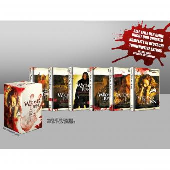 Wrong Turn 1-6 (White Box Edition, 6 Mediabooks im Schuber) [FSK 18] [Blu-ray] 