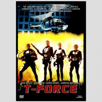 T-Force (Limited Mediabook, Blu-ray+DVD, Cover B) (1994) [FSK 18] [Blu-ray] 
