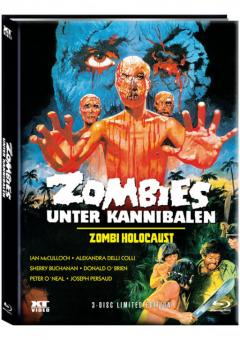 Zombies unter Kannibalen (Zombie Holocaust) (Limited Mediabook, Blu-ray+DVD, Cover A) (1979) [FSK 18] [Blu-ray] 