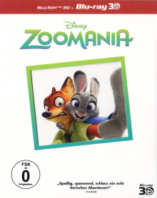 Zoomania (3D Blu-ray+Blu-ray) (2016) [3D Blu-ray] [Gebraucht - Zustand (Sehr Gut)] 