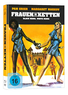 Frauen in Ketten (Black Mama, White Mama) (Limited Mediabook, Blu-ray+DVD, Cover B) (1973) [Blu-ray] 