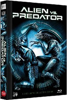 Alien vs. Predator (Limited 3 Disc Mediabook, 2 Blu-ray + DVD, Cover C) (2004) [Blu-ray] 