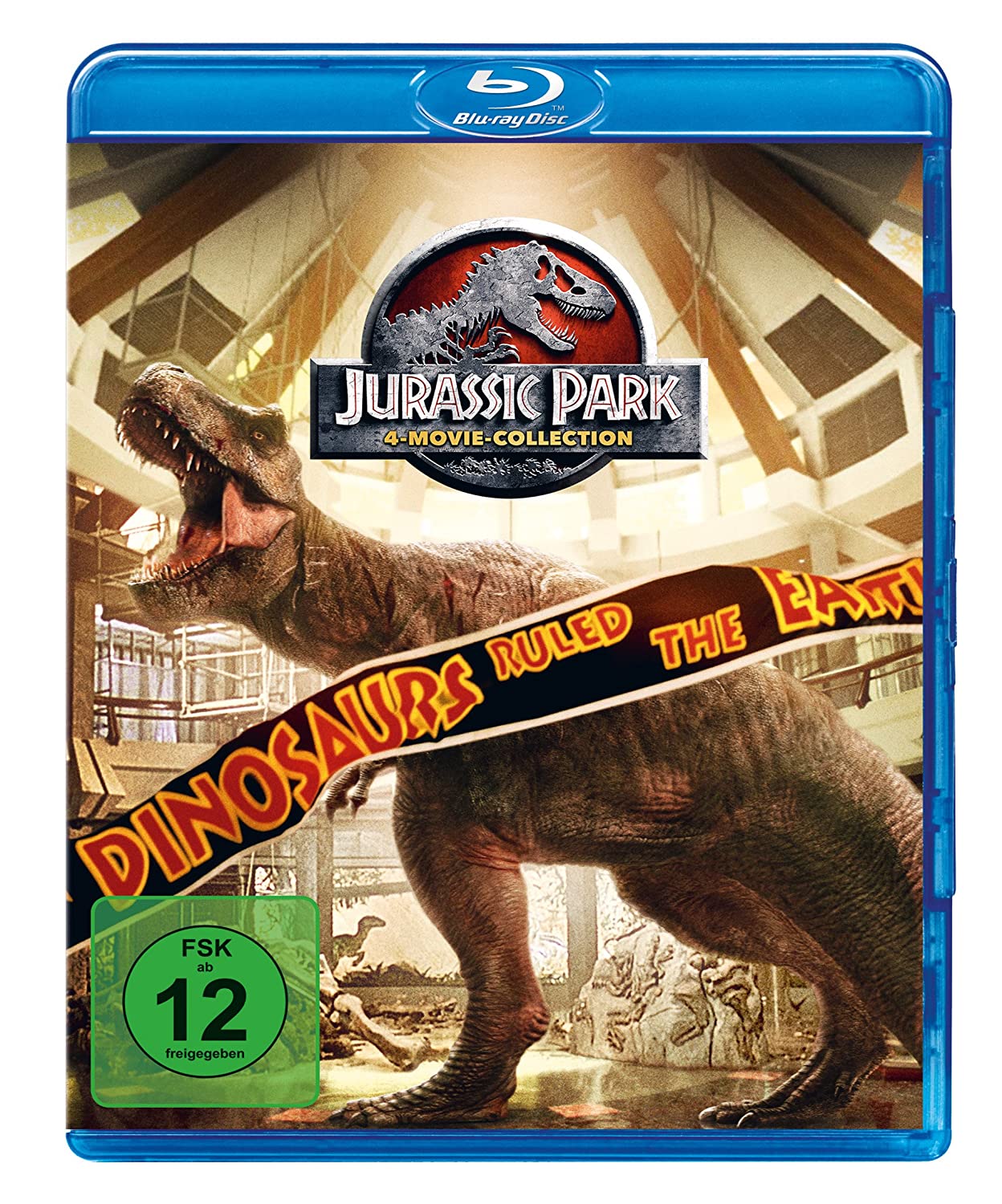 Jurassic Park 1-3 + Jurassic World 1 (4 Discs) (1993 – 2014) [Blu-ray]