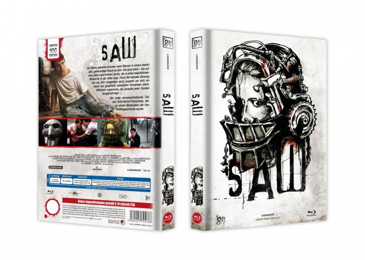 Saw 1 2 und 3 - 3 x Blu-Ray Mediabook - je Cover B - OVP kaufen